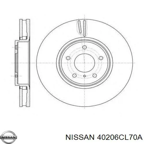 Купити 40206CL70A Nissan/Infiniti Ротор гальмівний