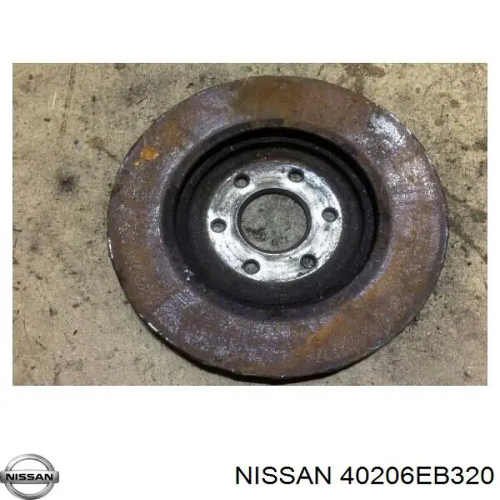 40206EB320 Nissan диск гальмівний передній