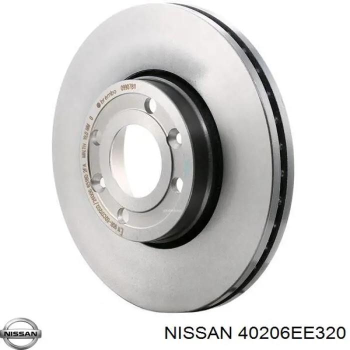 40206EE320 Nissan диск гальмівний передній