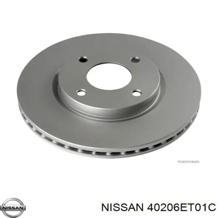 40206ET01C Nissan диск гальмівний передній