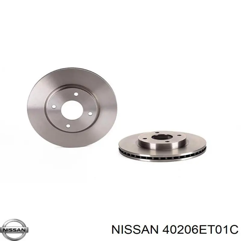 Диск переднього гальма Nissan/Infiniti 40206ET01C ціна, від 34.20 USD