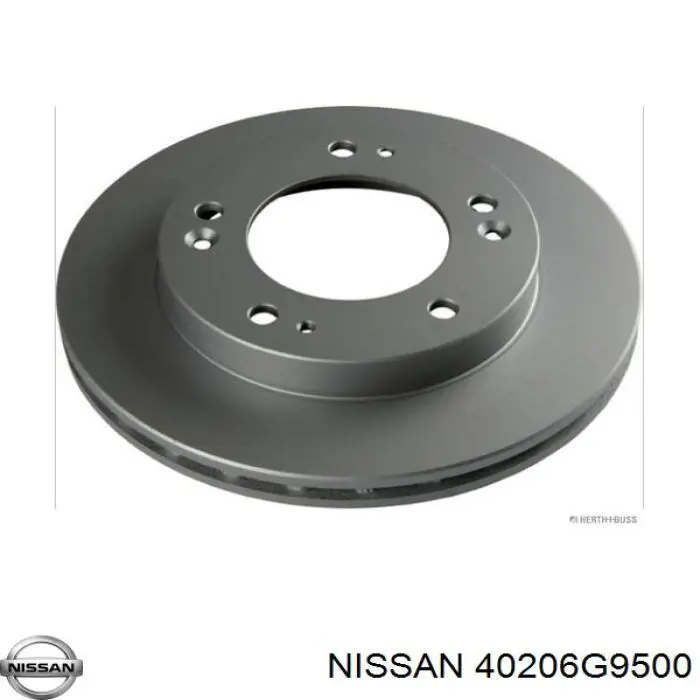 40206G9500 Nissan диск гальмівний передній