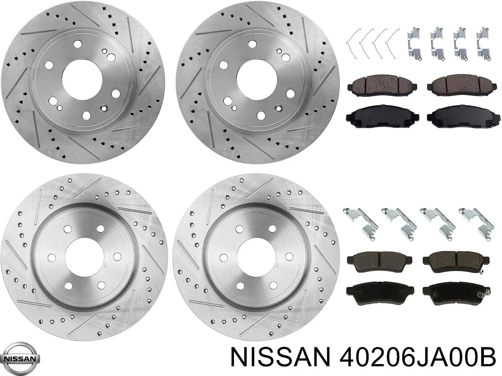 Диск переднього гальма Nissan/Infiniti 40206JA00B ціна, від 42.53 USD