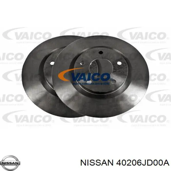 Диск гальмівний передній Nissan/Infiniti 40206JD00A