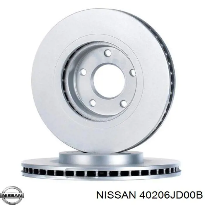 40206JD00B Nissan диск гальмівний передній