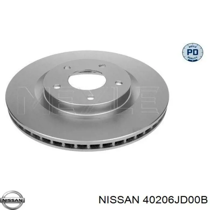 Диск переднього гальма Nissan/Infiniti 40206JD00B ціна, від 51.01 USD