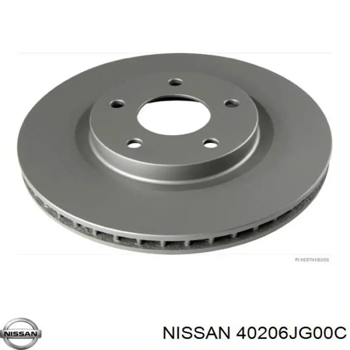 40206JG00C Nissan диск гальмівний передній
