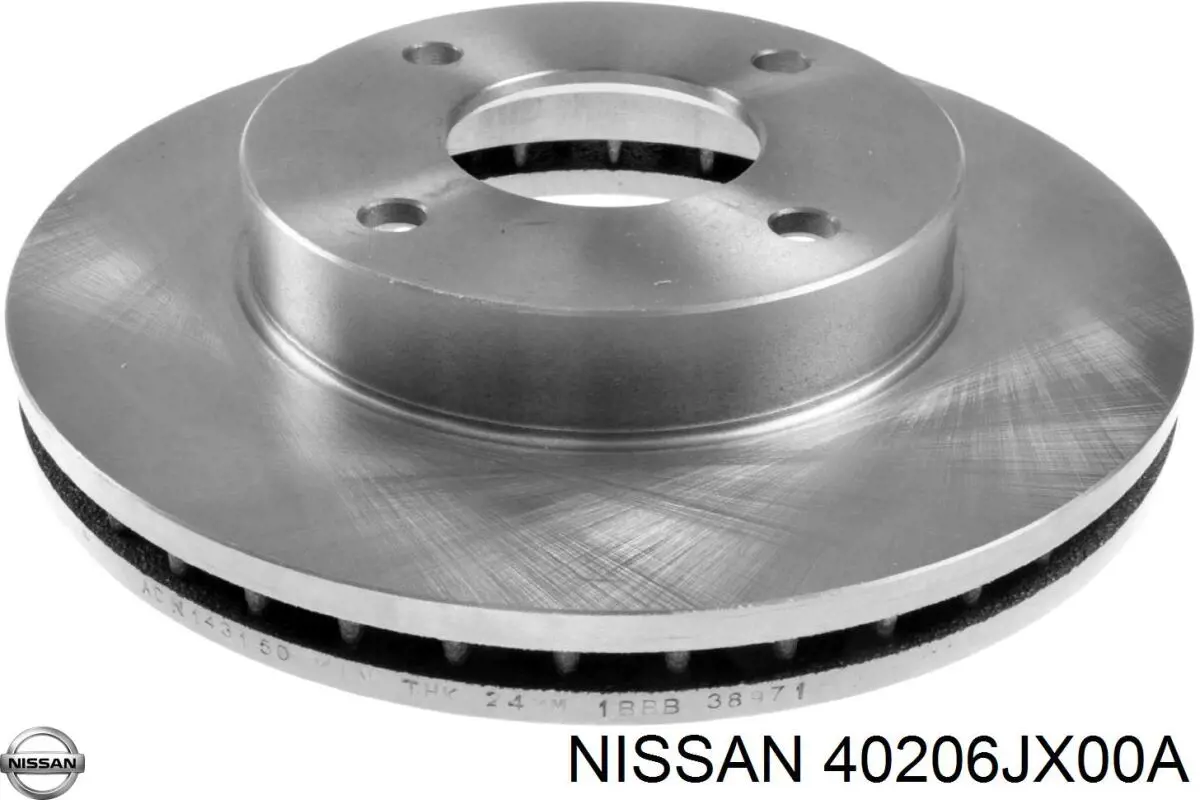 40206JX00A Nissan/Infiniti Гальмо дискове переднє