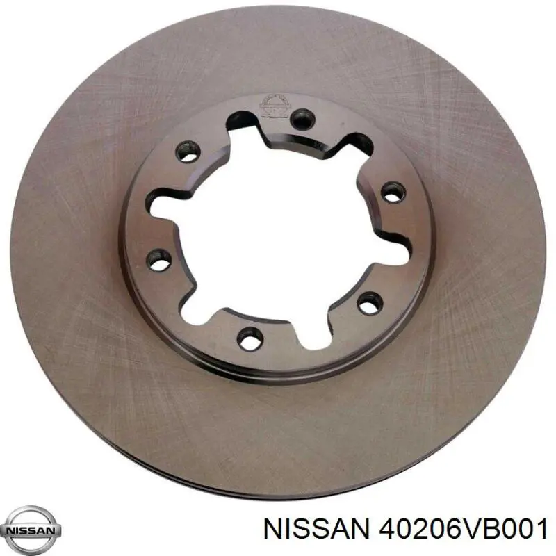 Диск переднього гальма Nissan/Infiniti 40206VB001 ціна, від 52.06 USD