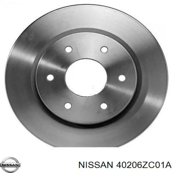 Гальмівні диски передні 40206ZC01A Nissan/Infiniti