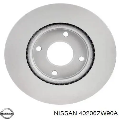 Диск гальмівний передній Nissan/Infiniti 40206ZW90A