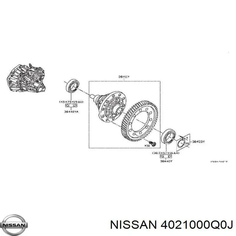  Nissan/Infiniti 4021000Q0J ціна, від 98.04 USD