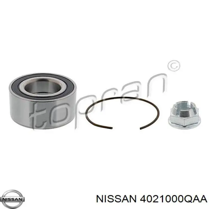 4021000QAA Nissan/Infiniti Підшипник маточини передньої