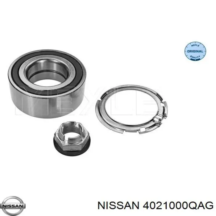 Підшипник маточини передньої 4021000QAG Nissan