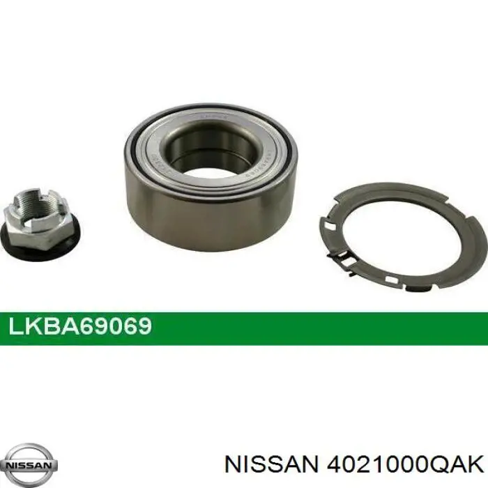 Підшипник ступиці 4021000QAK Nissan/Infiniti