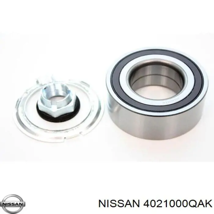 Комплект підшипник маточини передньої Nissan/Infiniti 4021000QAK ціна, від 21.86 USD