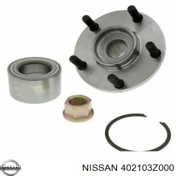 Комплект підшипник маточини передньої Nissan/Infiniti 402103Z000 ціна, від 24.55 USD