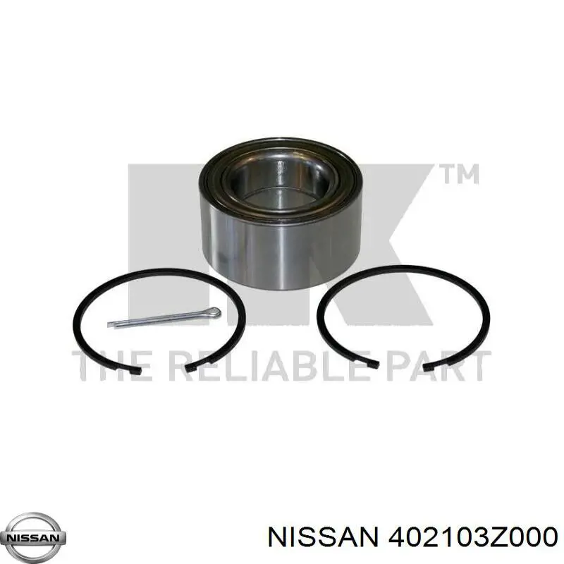 402103Z000 Nissan/Infiniti Підшипник маточини передньої