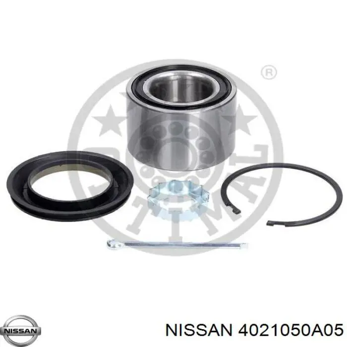 Комплект підшипник маточини передньої Nissan/Infiniti 4021050A05 ціна, від 13.42 USD