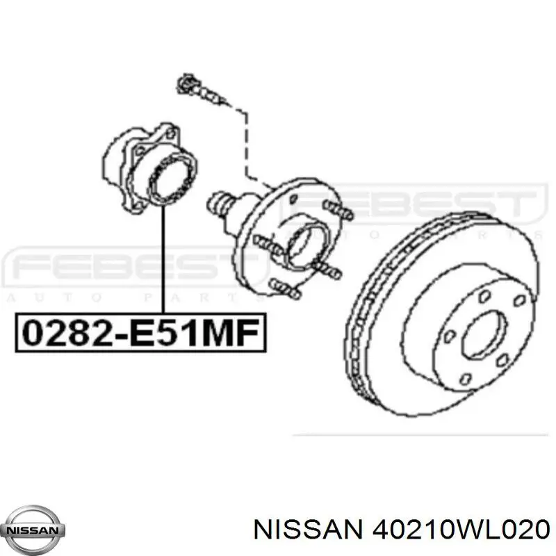  40210WL020 Nissan