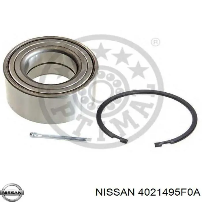 Комплект підшипник маточини передньої Nissan/Infiniti 4021495F0A ціна, від 5.76 USD