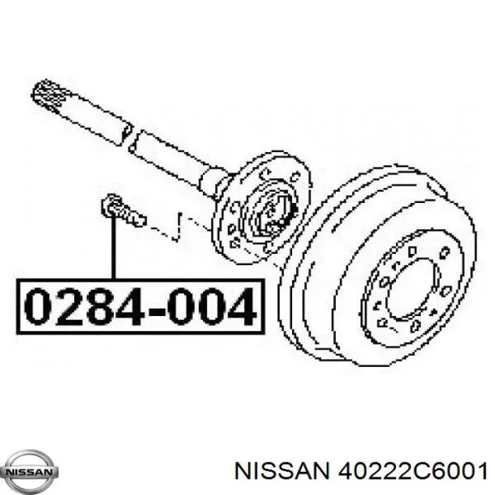 40222G9502 Nissan/Infiniti Болт маточини