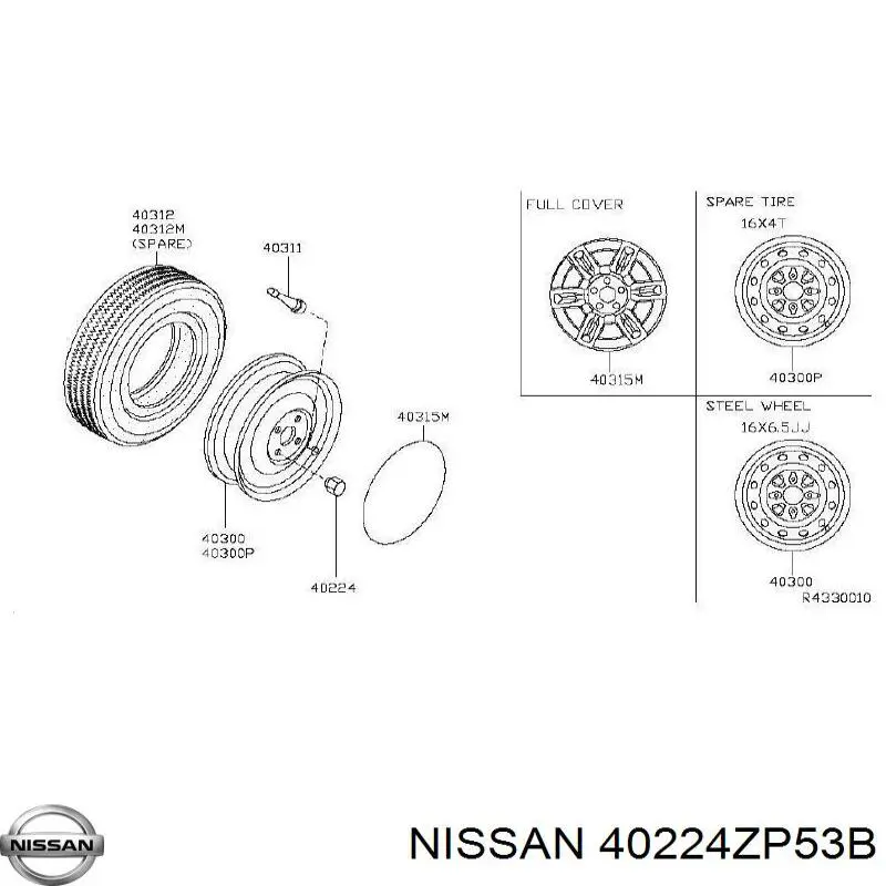 40224ZP53B Nissan/Infiniti 