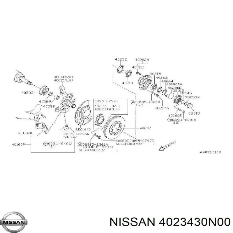 4023430N00 Nissan/Infiniti 