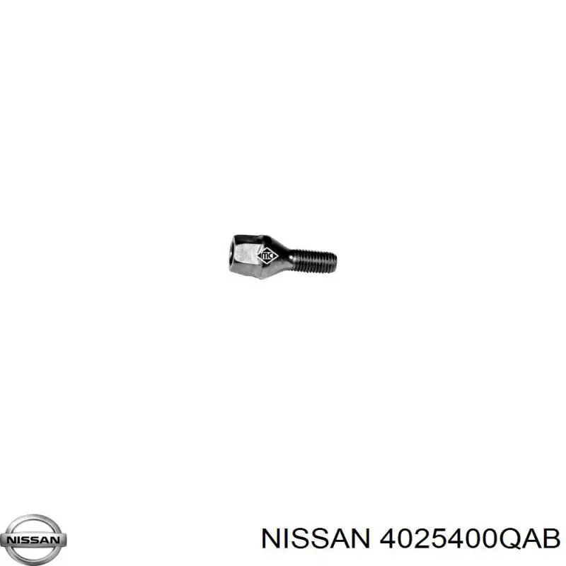 Купити 4025400QAB Nissan/Infiniti Колісний болт