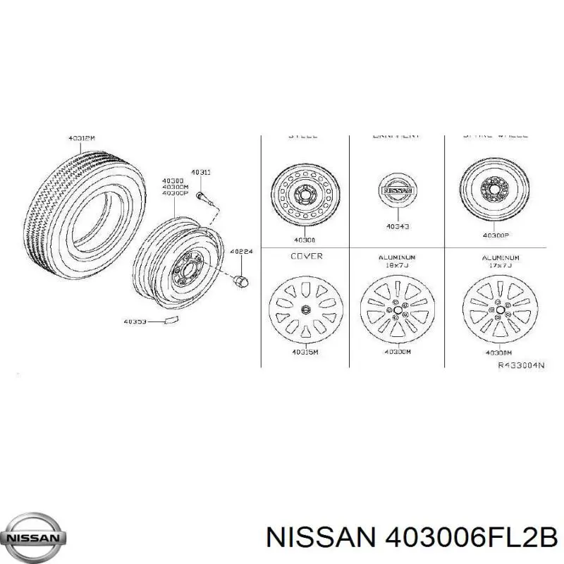  403006FL2B Nissan/Infiniti