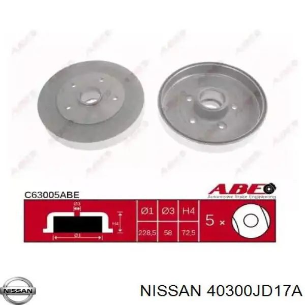 Диск колісний стальний (штампований) Nissan Qashqai +2 (J10) (Нісан Кашкай)
