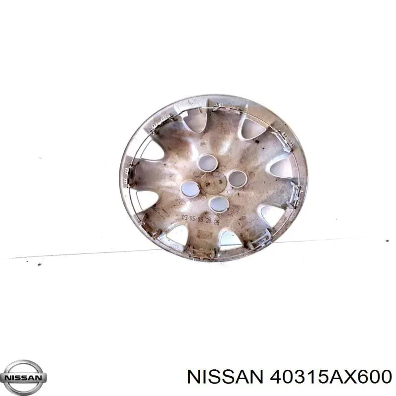 Ковпаки на диски Nissan/Infiniti 40315AX600 ціна, від 11.29 USD