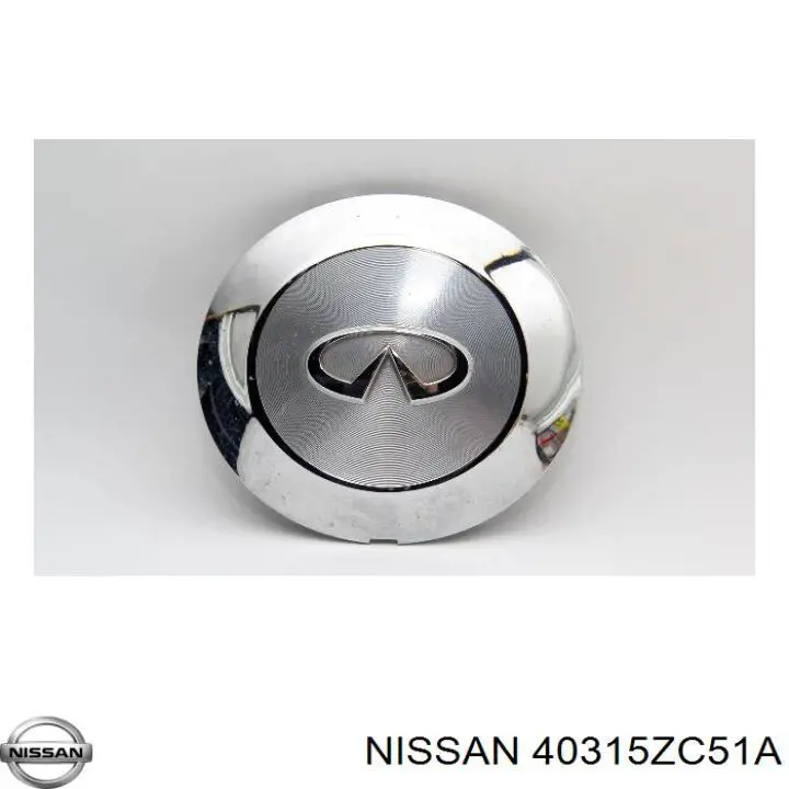 Ковпаки на диски Nissan/Infiniti 40315ZC51A ціна, від 28.22 USD