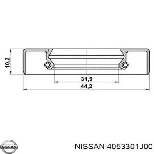 Купити 4053301J00 Nissan/Infiniti Сальник піввісі переднього моста