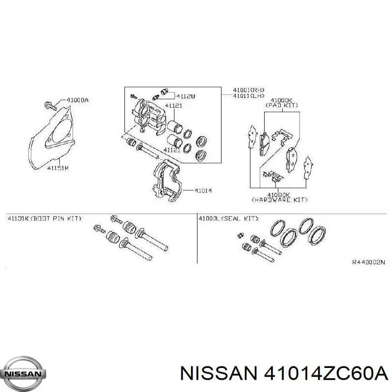  41014ZC60A Nissan