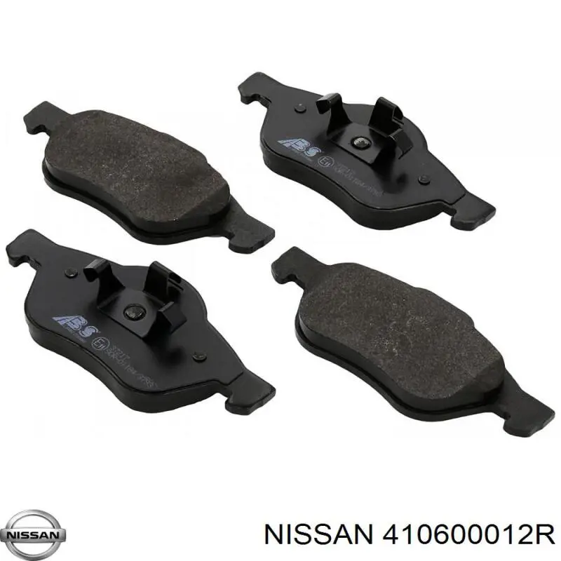 Колодки гальмівні передні, дискові 410600012R Nissan