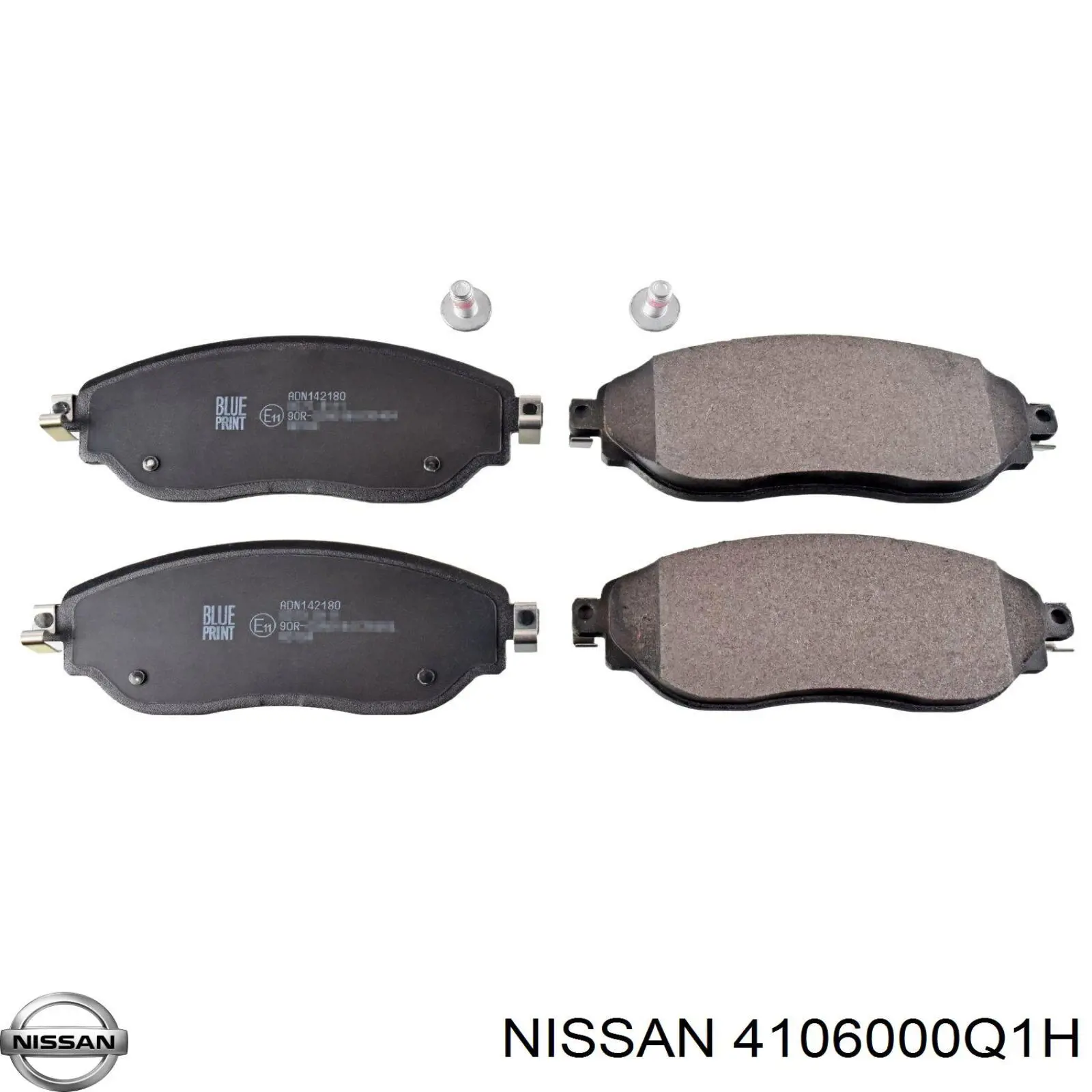 Колодки гальмівні передні, дискові 4106000Q1H Nissan