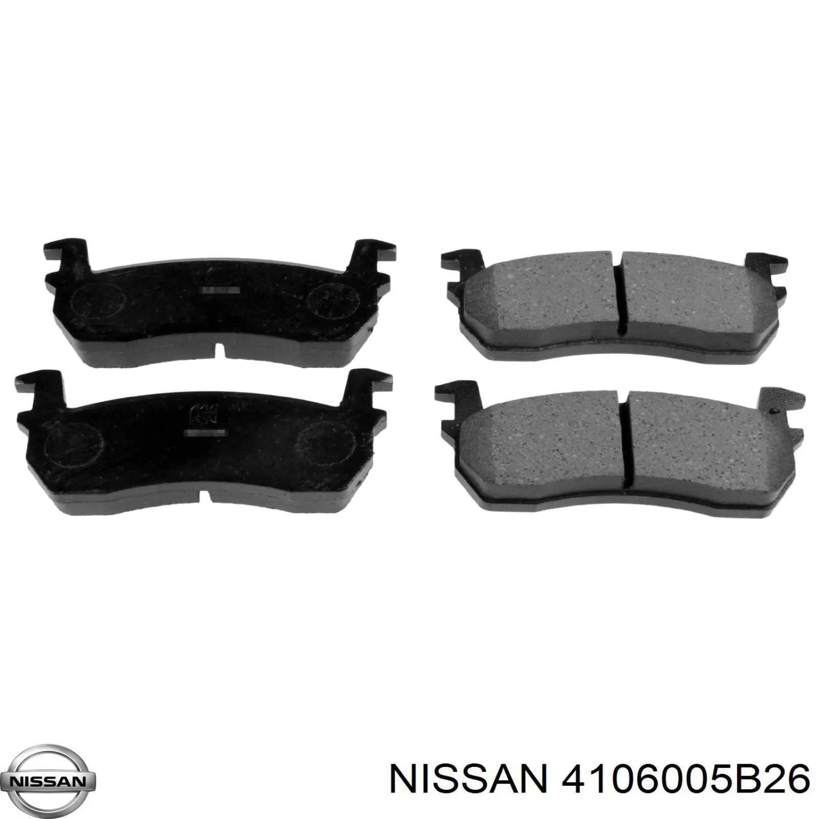 4106005B26 Nissan/Infiniti Передні гальмівні колодки