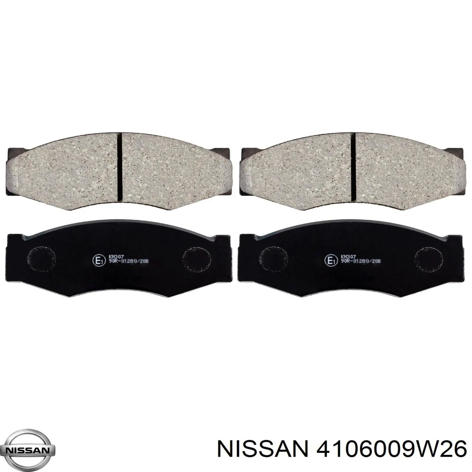 Купити 4106009W26 Nissan/Infiniti Колодки гальмівні передні, дискові