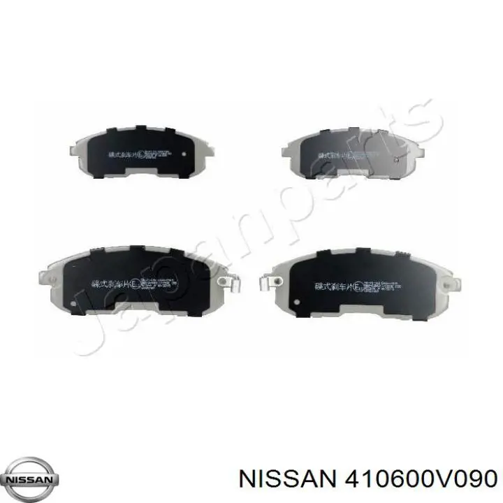 Колодки гальмівні передні, дискові 410600V090 Nissan