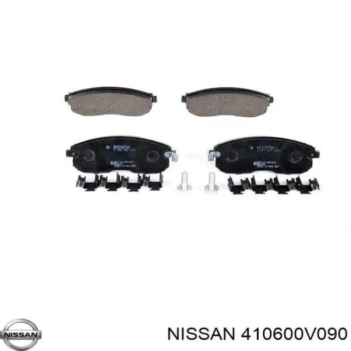 Купити 410600V090 Nissan/Infiniti Колодки гальмівні передні, дискові
