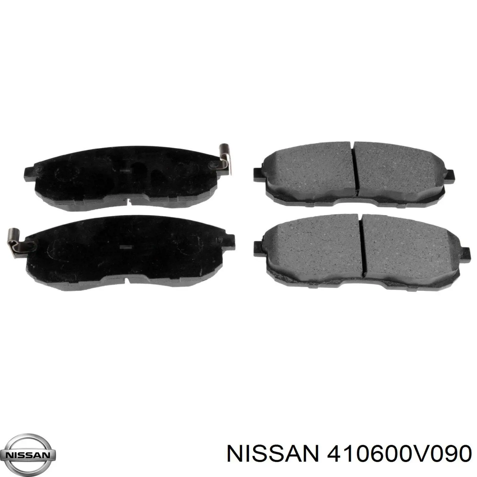 Передні тормозні колодки 410600V090 Nissan/Infiniti