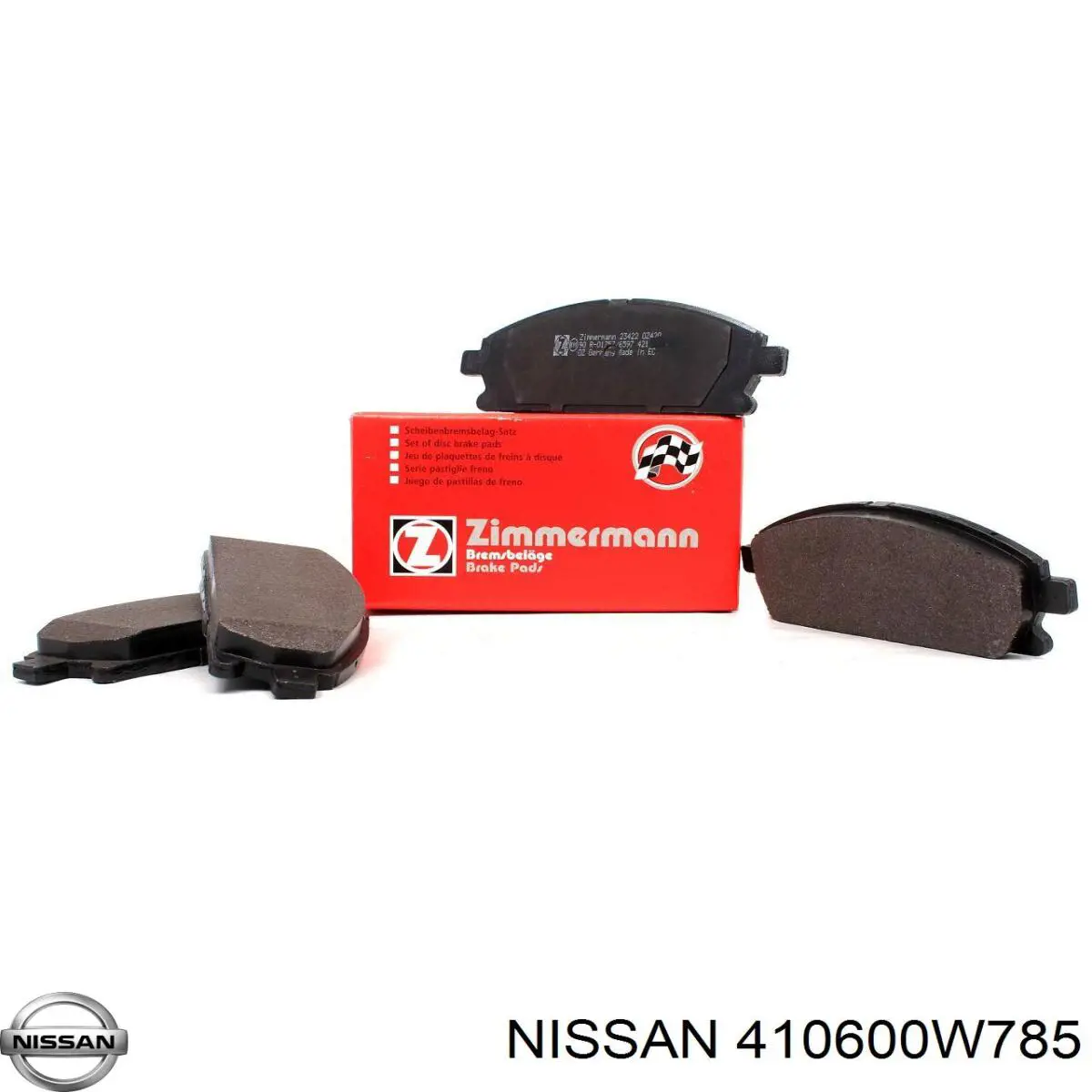 Передні тормозні колодки 410600W785 Nissan/Infiniti