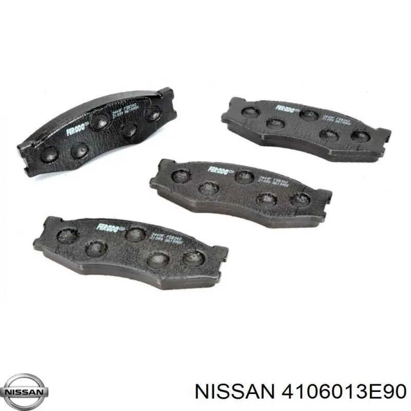 Купити 4106013E90 Nissan/Infiniti Колодки гальмівні передні, дискові