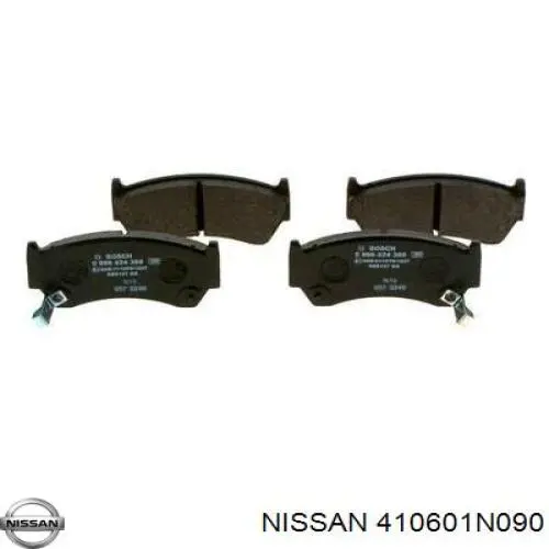 410601N090 Nissan колодки гальмівні передні, дискові