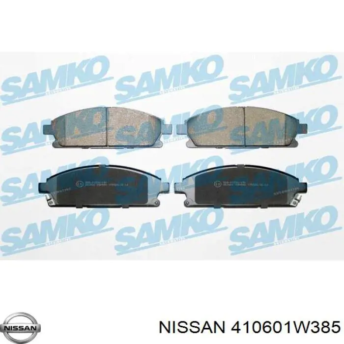 Гальмівні колодки Nissan/Infiniti 410601W385 ціна, від 23.83 USD