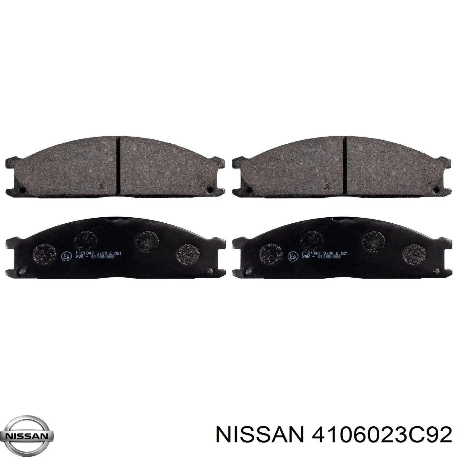 Купити 4106023C92 Nissan/Infiniti Колодки гальмівні передні, дискові