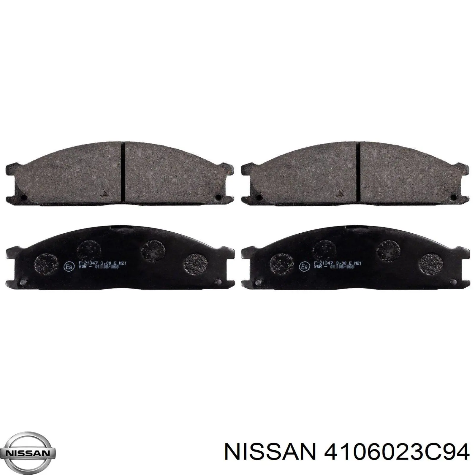 Колодки гальмівні передні, дискові 4106023C94 Nissan