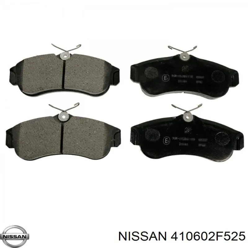 410602F525 Nissan колодки гальмівні передні, дискові
