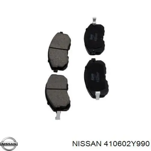 410602Y990 Nissan колодки гальмівні передні, дискові